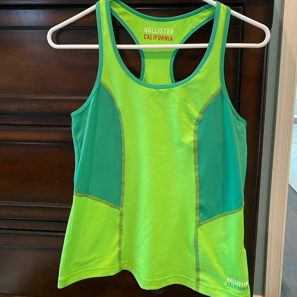 Women’s Neon Green Racerback Workout Tank